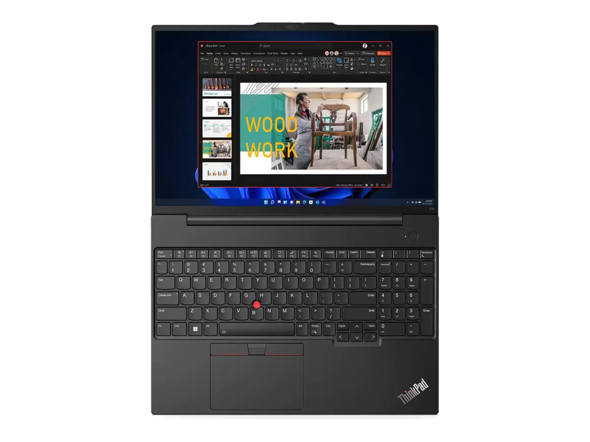 Lenovo ThinkPad E16 Gen 1 21JT - AMD Ryzen 5 7530U / 2 GHz - Win 11 Pro - Radeon Graphics - 8 GB RAM - 256 GB SSD TCG Opal Encryption 2, NVMe - 40.6 cm (16") IPS 1920 x 1200 - Wi-Fi 6 - Graphite Black - kbd: Deutsch - mit 1 Jahr Lenovo Premier Support