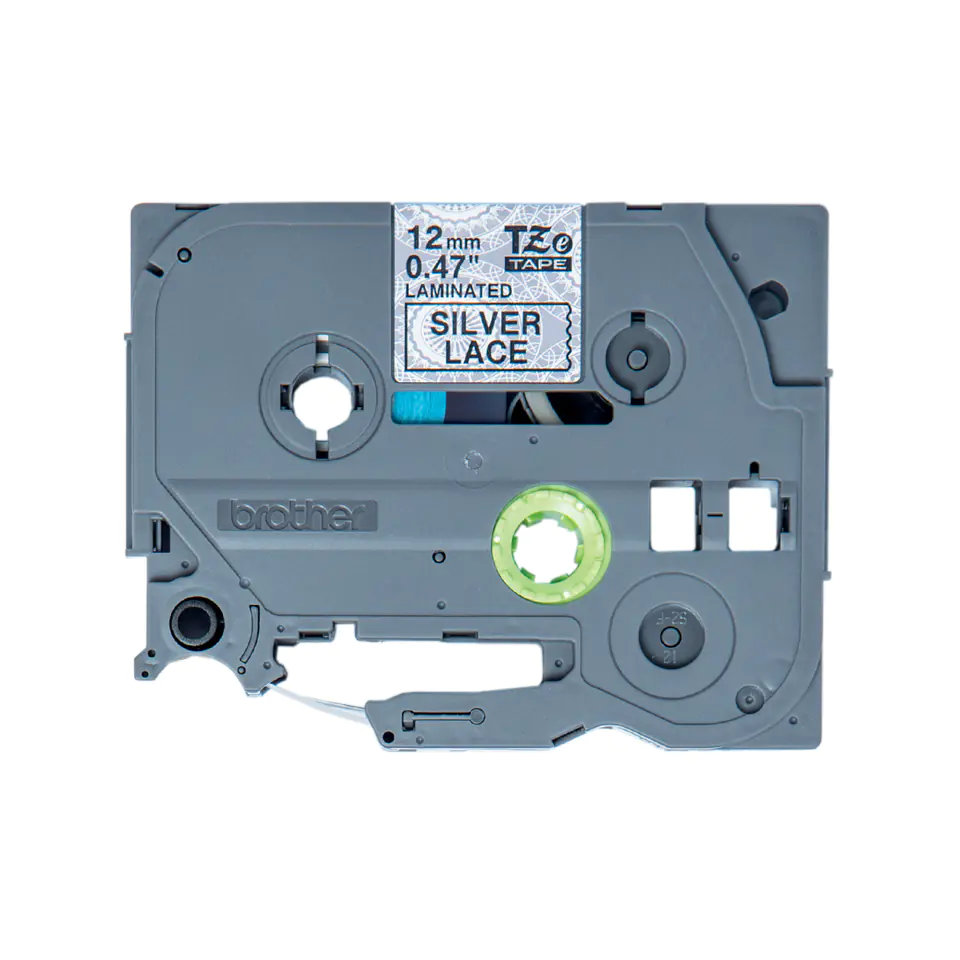 Brother TZe-MPSL31 - Schwarz auf Silber-glänzend - Rolle (1,2 cm x 4 m) 1 Rolle(n) laminiertes Band - für Brother PT-H110; P-Touch Cube PT-P300; P-Touch Cube Pro PT-P910; P-Touch Embellish PT-D215