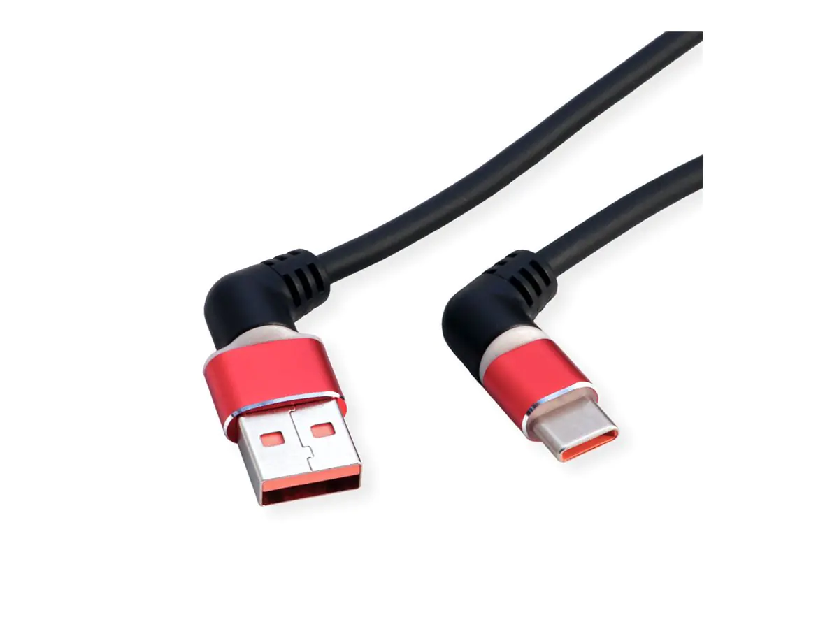 ROLINE USB2.0 Kabel 360°-drehb. A-C ST/ST 2m - Kabel - Digital/Daten