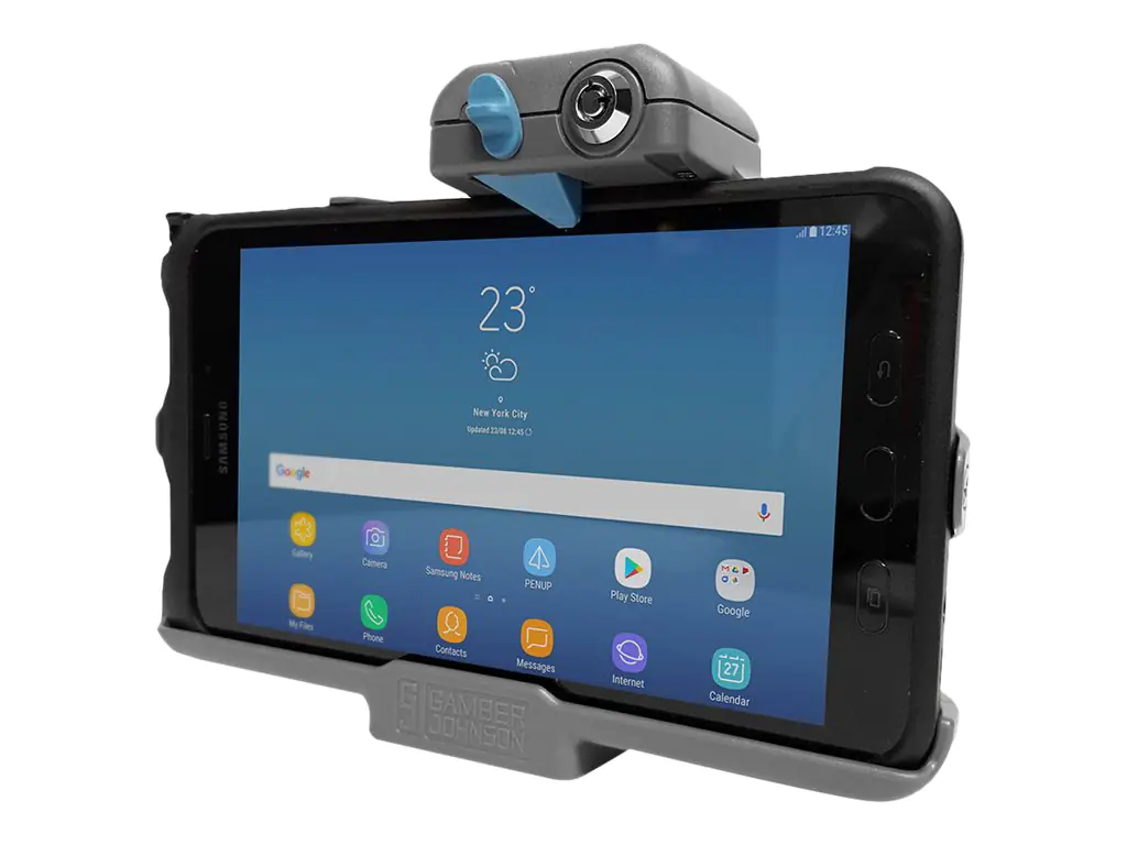 Gamber-Johnson Dual USB - Dockingstation - mit Cigarette Lighter Connector - für Samsung Galaxy Tab Active 2