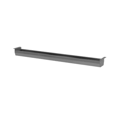 Hammerbacher Kabelkanal 1.262 x 93 x 144 mm (B x H x T) Metall, pulverbeschichtet graphit