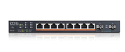 Zyxel XMG1915 Series XMG1915-10EP - Switch - verwaltet, NebulaFLEX Cloud - L3 Lite - Smart - 8 x 100/1000/2.5G (PoE++) + 2 x Gigabit SFP / 10 Gigabit SFP+ - an Rack montierbar - PoE++ (130 W)