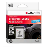 AGFA CFexpress Professional - 256 GB - CFexpress - NAND - 1700 MB/s - 1200 MB/s - Kältebeständig - Hitzebeständig - Schockresistent - Röntgensicher