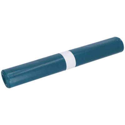 Müllsack 48+47 x 125 cm (B x H) 180-200l LDPE-Folie, 100 % recycelt blau 10 St./Rl.