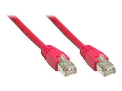 Good Connections - Patch-Kabel - RJ-45 (M) zu RJ-45 (M) - 50 cm - SFTP - CAT 6 - Rot