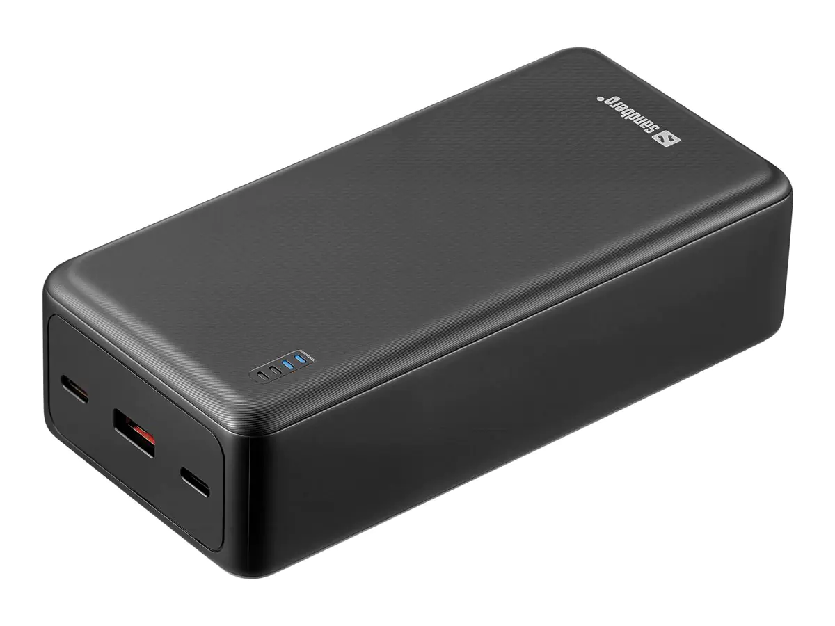 SANDBERG SAVER - Powerbank - 27000 mAh - 99.9 Wh - 22.5 Watt - 3 A - PD - 2 Ausgabeanschlussstellen