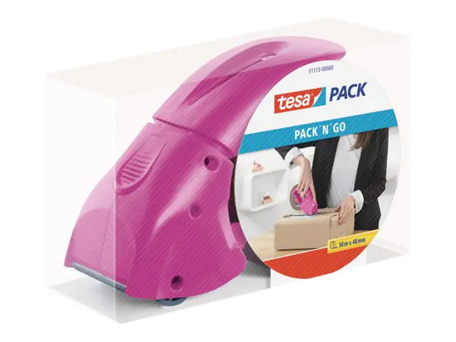 Tesa Tesapack Pack' n' Go - Abroller mit Packband 51113-00000-00