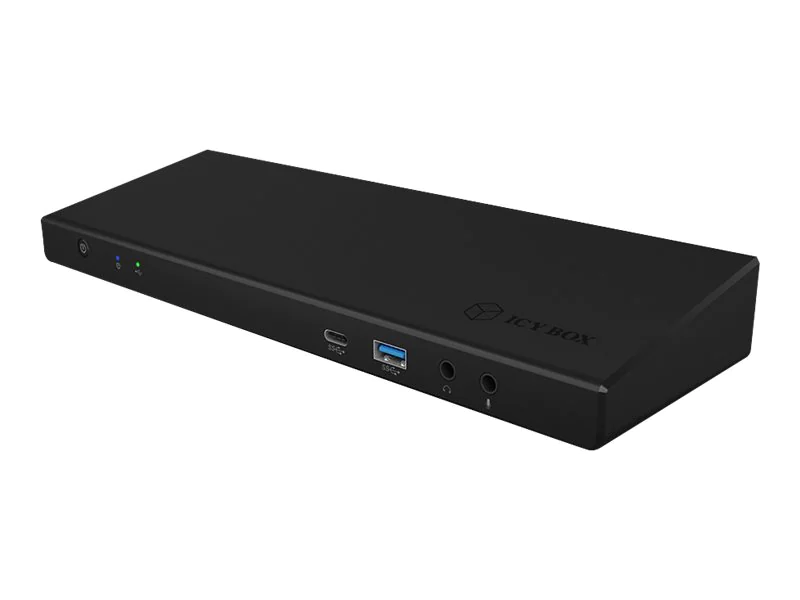 ICY BOX IB-DK2244AC - Dockingstation - USB-C - 3 x HDMI, 2 x DP - 1GbE - 135 Watt