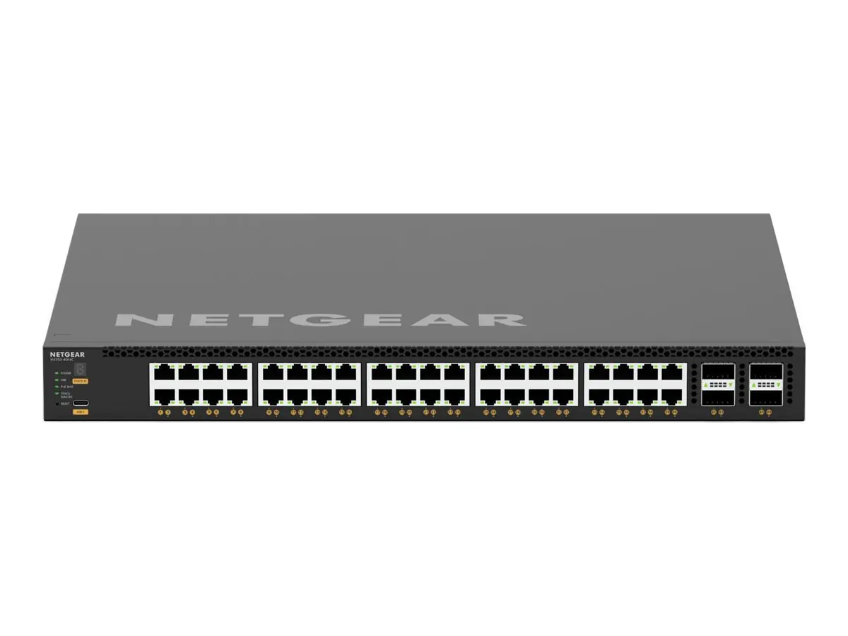 Netgear AV Line M4350-40X4C - Switch - L3 - managed - 40 x 100/1000/2.5G/5G/10GBase-T (PoE++)