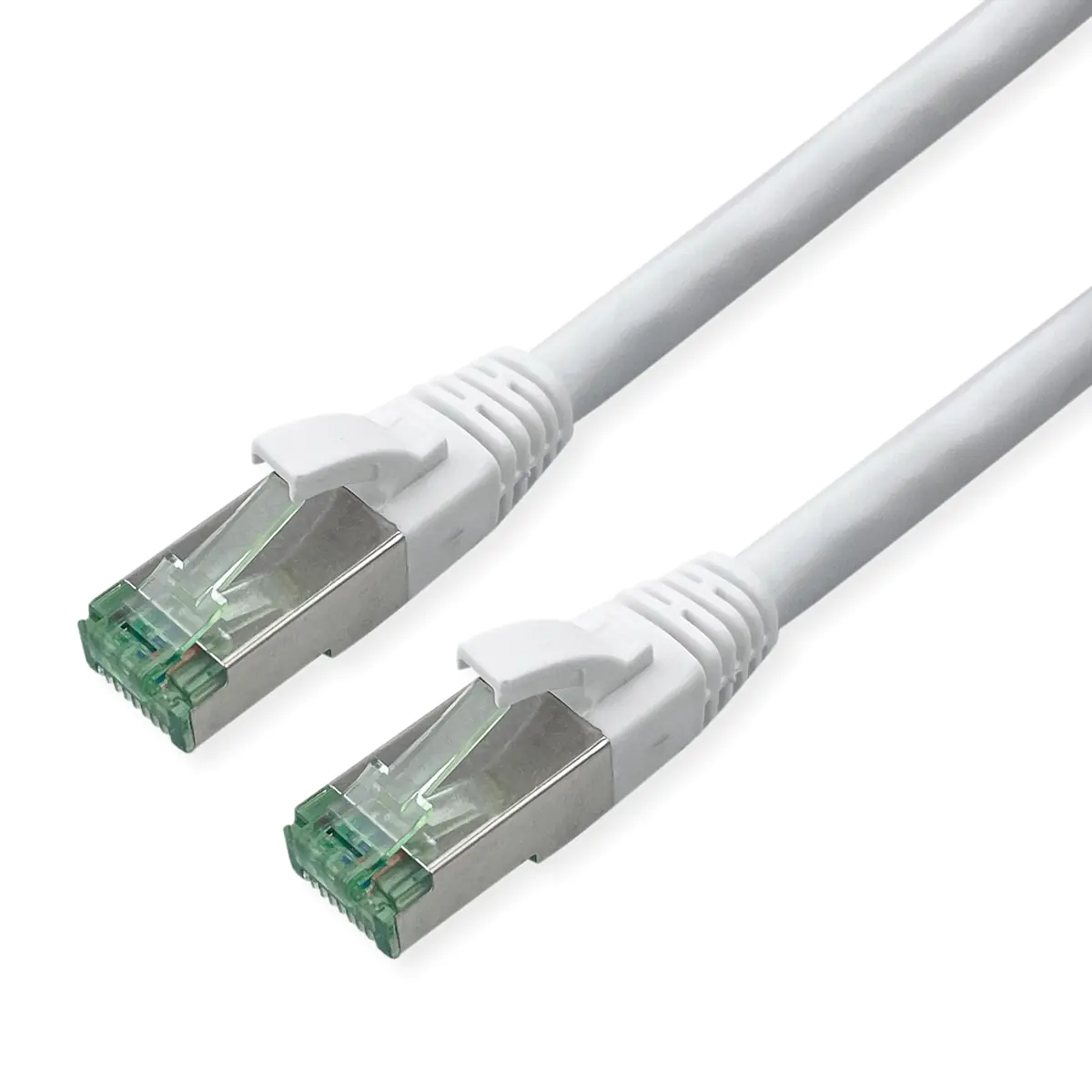 ROLINE RM S/FTP Patchkabel Kat6A/Kl.EA TPE weiss 1.5m - FTP - PIMF