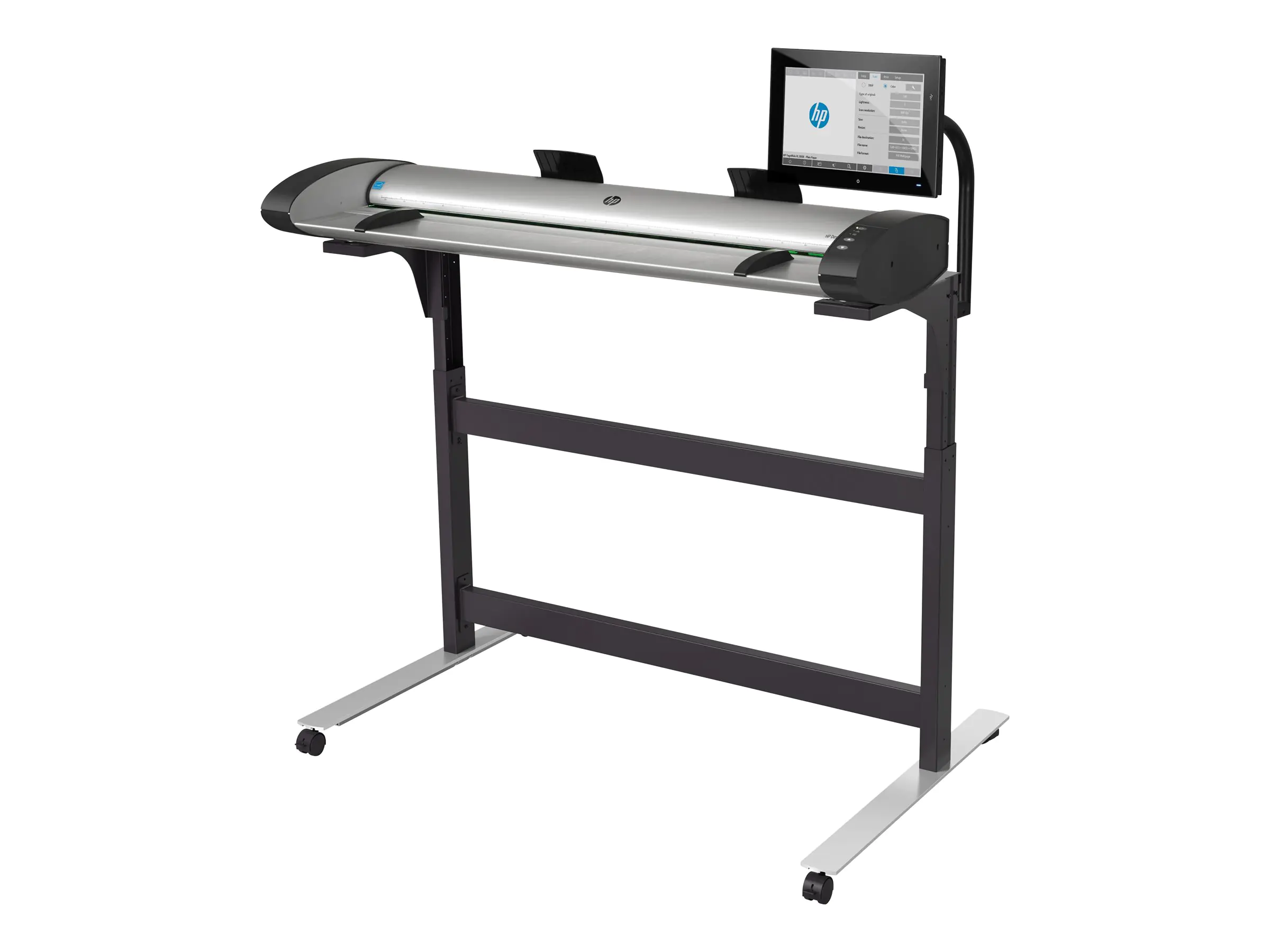 HP SD Pro 2 - Rollen-Scanner - Contact Image Sensor (CIS) - max. Tastweite: 44" - 1200 dpi x 1200 dpi - Gigabit LAN, USB 3.2 Gen 1, USB 2.0 - Bundesbehörden