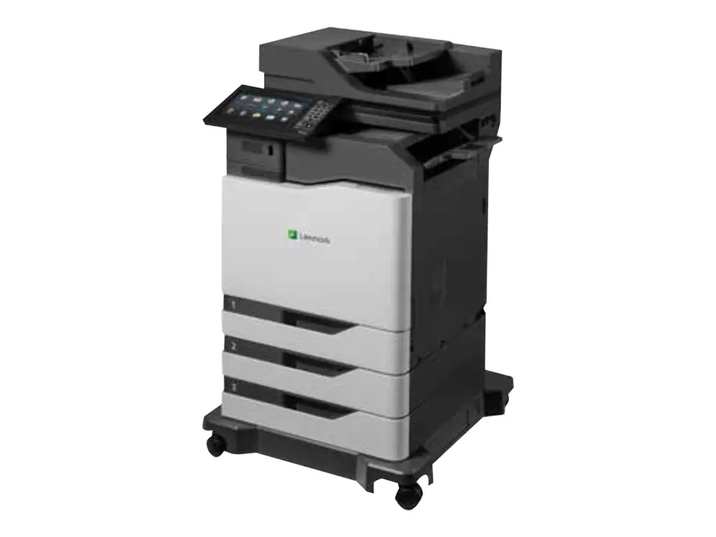 Lexmark CX825dte - Multifunktionsdrucker - Farbe - Laser - Legal (216 x 356 mm)/A4 (210 x 297 mm) (Original) - A4/Legal (Medien) - bis zu 52 Seiten/Min. (Kopieren) - bis zu 52 Seiten/Min. (Drucken) - 1750 Blatt - 33.6 Kbps - USB 2.0, Gigabit LAN, USB-Host