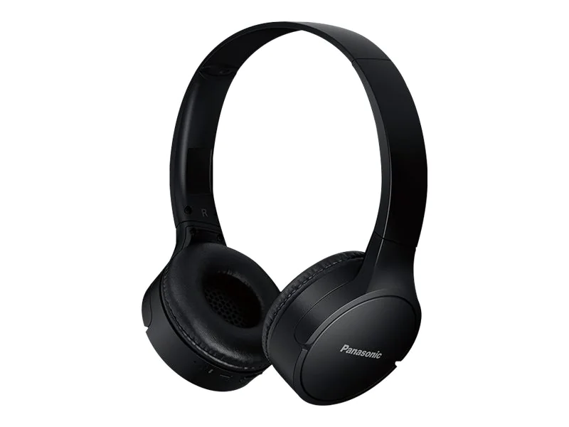 Panasonic RB-HF420BE - Kopfhörer mit Mikrofon - On-Ear - Bluetooth - kabellos - Schwarz