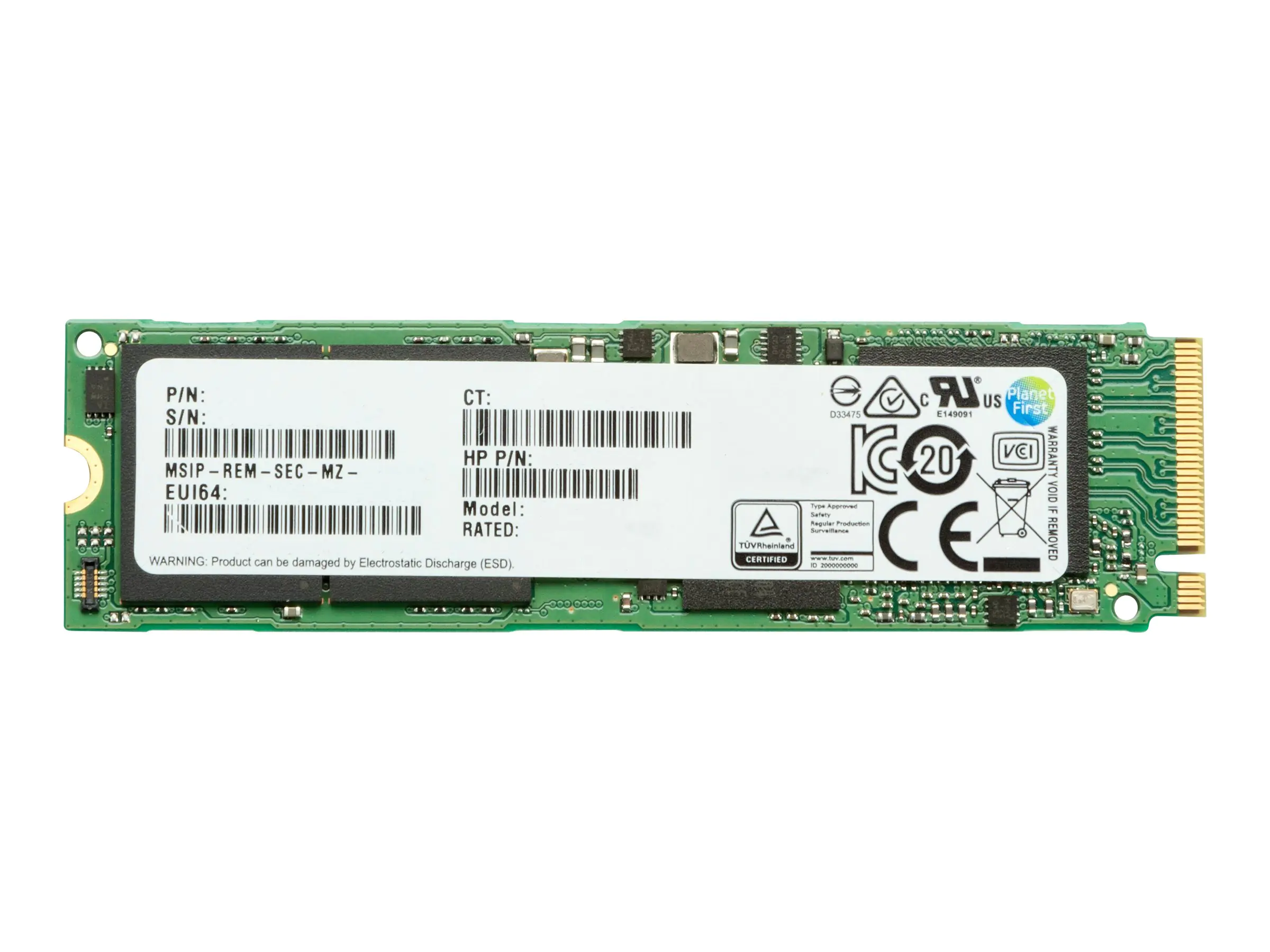 HP - SSD - 1 TB - intern - M.2 2280 - PCIe - für Workstation Z4 G4, Z8 G4
