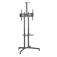 Techly TV Trolley für LCD LED 37-70'' schwarz mit Ablage