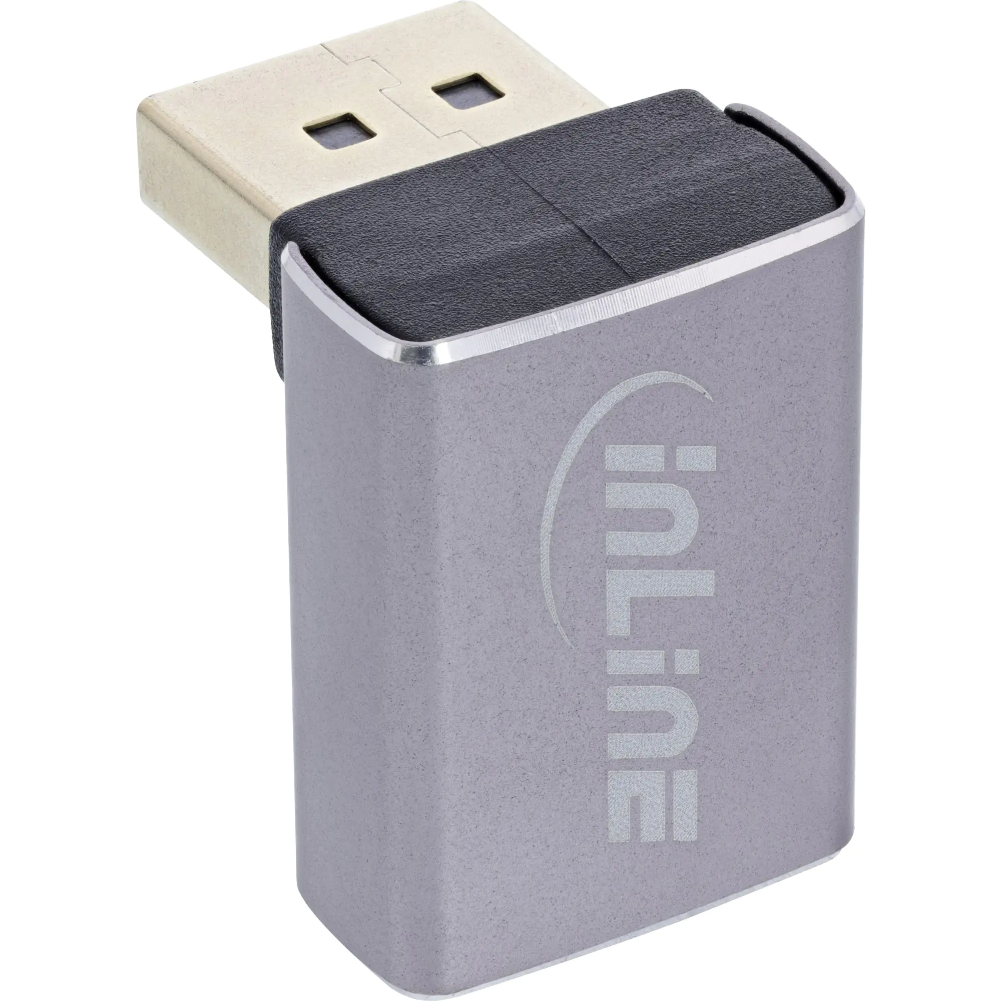 InLine DisplayPort 1.4 Adapter - DisplayPort Stecker / Buchse - 90° oben - 8K UHD