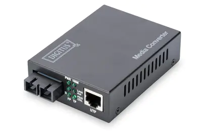 DIGITUS Fast Ethernet Medienkonverter, RJ45 / SC DN-82020-1