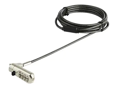 StarTech LTLOCKNANO Laptopschloss (2m Kabel, Nano lock, individuell wählbare Kombination, anti-theft) - Compatible with Kensington - Sicherheitskabelschloss - 2 m