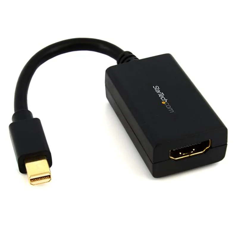 StarTech Mini DisplayPort auf HDMI Adapter - mDP zu HDMI (Stecker/Buchse) Konverter - 1920x1200 - Weiß - Videoadapter - Mini DisplayPort männlich zu HDMI weiblich - 76.2 mm - Schwarz - für P/N: DP2MDPMF3, DP2MDPMF6IN