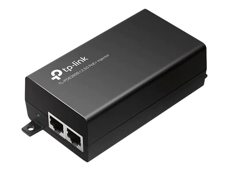TP-Link TL-POE260S V1.6 - Power Injector - 2,5 Gbps - Wechselstrom 100-240 V - 30 Watt - Ausgangsanschlüsse: 1
