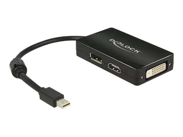 Delock Display-Adapter mini DisplayPort DisplayPort 62623 16.0 cm Schwarz