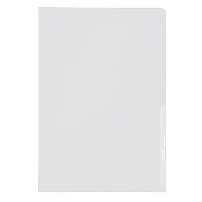 Leitz Sichthülle DIN A4 0,16mm oben, rechts offen dokumentenecht Polypropylenfolie farblos genarbt 100 St./Pack.