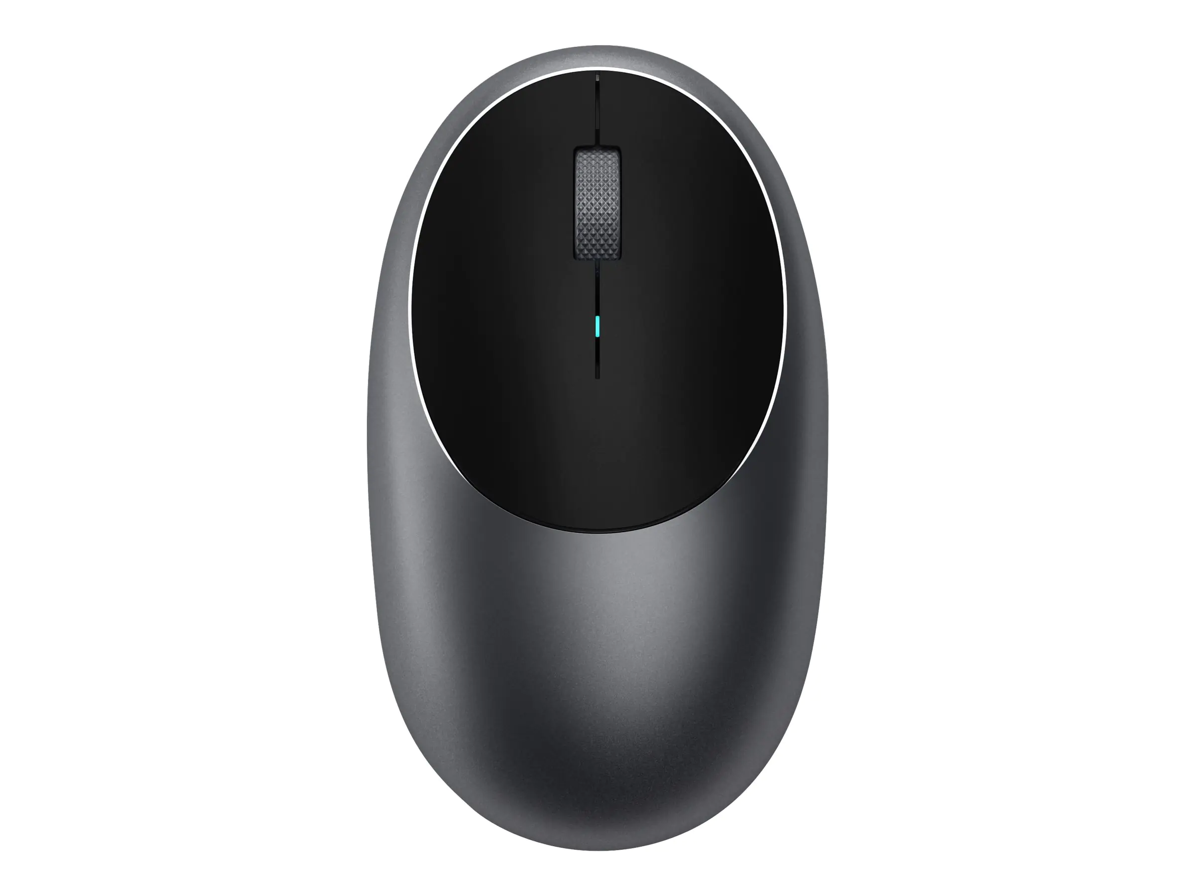 Satechi M1 - Maus - ergonomisch - rechts- und linkshändig - optisch - 3 Tasten - kabellos - Bluetooth 4.0 - Space-grau