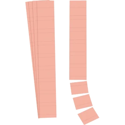 Ultradex Einsteckkarte Planrecord 140703 70x32mm rosa 90 St./Pack.