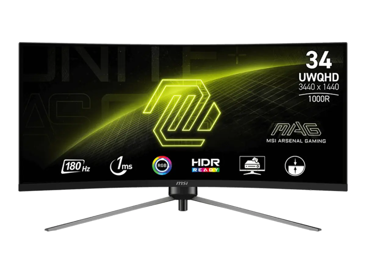 MSI MAG 345CQRDE - LED-Monitor - Gaming - gebogen - 86.4 cm (34") 9S6-3DD14H-003