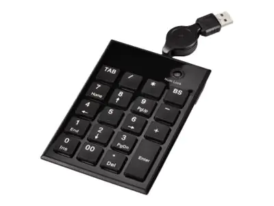 Hama Slimline SK140 - Tastenfeld - USB - Schwarz