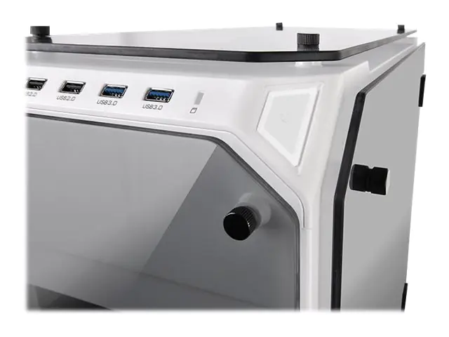 Thermaltake View 71 TG - Snow Edition - Tower - E-ATX - Seitenteil mit Fenster (gehärtetes Glas) - keine Spannungsversorgung (PS/2) - weiß - USB/Audio