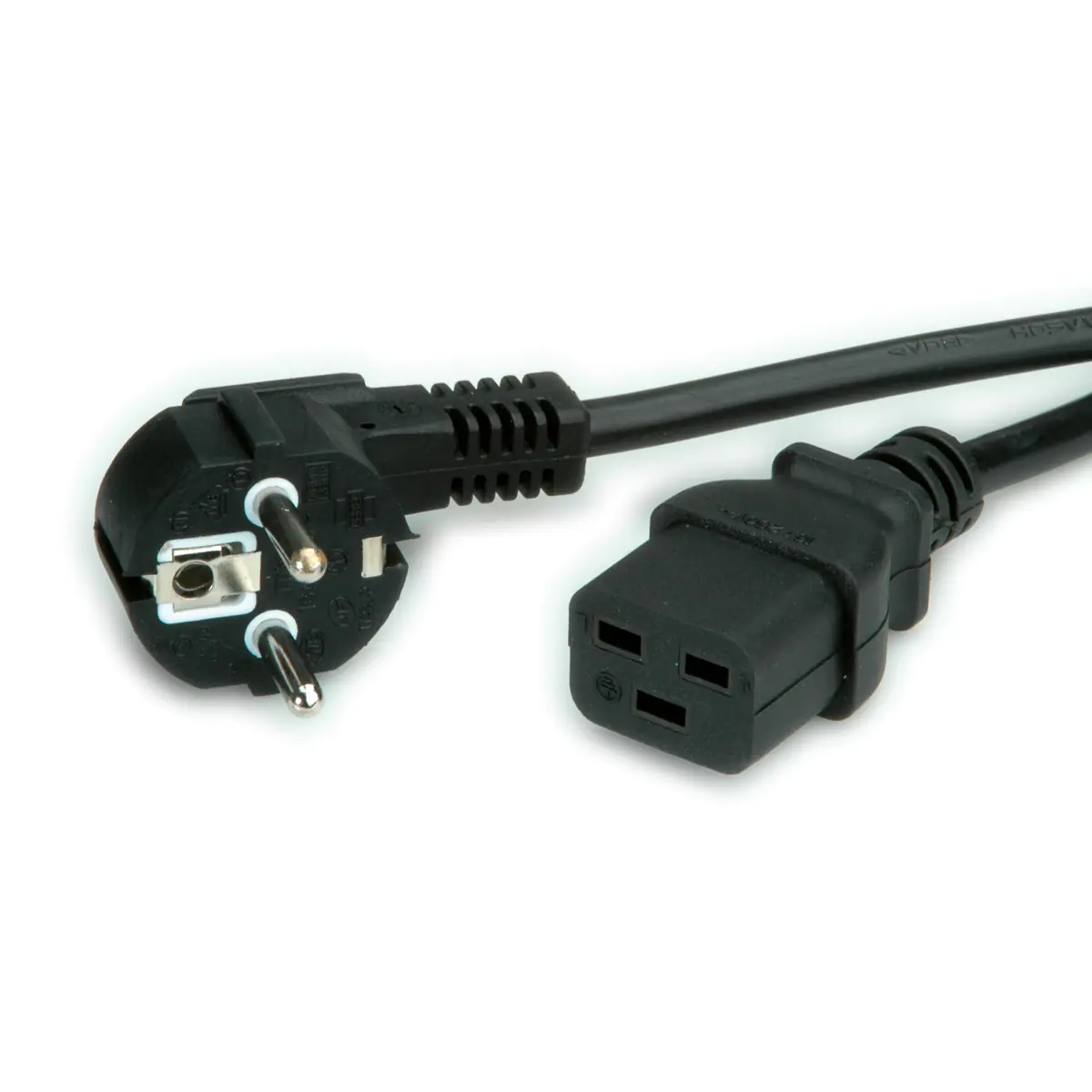 VALUE BACHMANN - Stromkabel - power CEE 7/7 (M) zu IEC 60320 C19 19.99.1553