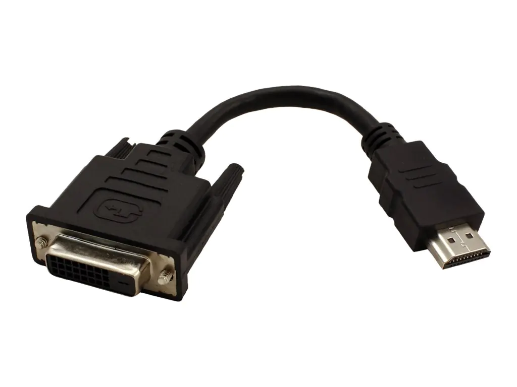 VALUE - Videoadapter - DVI-D weiblich zu HDMI männlich - 15 cm - Schwarz