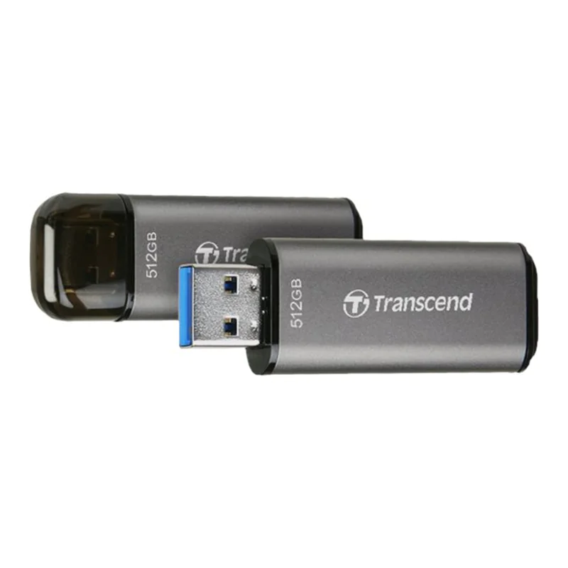 Transcend JetFlash 920 - USB-Flash-Laufwerk - 512 GB - USB 3.2 Gen 1 - Space-grau