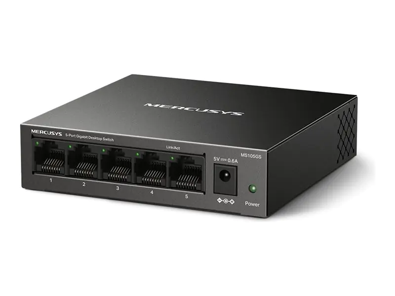 TP-LINK Switch MS105GS 5-Port Gigabit Steel Case - Switch - 1 Gbps