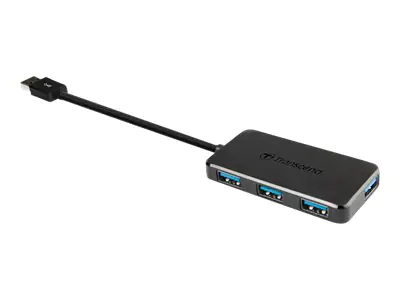 Transcend HUB2 - Hub - 4 x SuperSpeed USB 3.0 - Desktop