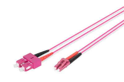 DIGITUS LWL Multimode Patchkabel, OM4, LC / SC DK-2532-01-4