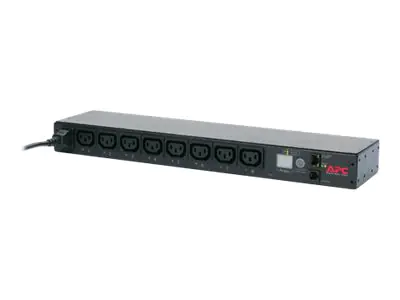 APC Switched Rack PDU AP7920B - Steckdosenleiste - Wechselstrom 200/208/230 V - 2300 VA - Ethernet - Eingabe, Eingang IEC 60320 C14 - Ausgangsanschlüsse: 8 (IEC 60320 C13) - 1U - 48.3 cm (19") - Schwarz - für P/N: AR106VI, SCL400RMJ1U, SCL500RMI1UC, SCL50