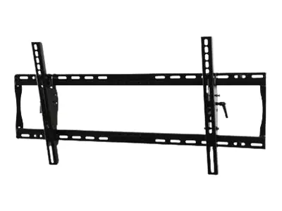 Peerless PARAMOUNT Universal Tilt Wall Mount PT660 - Befestigungskit (Wandplatte, neigbare Halterung) - für Flachbildschirm - kaltgewalzter Stahl - Glanzschwarz (39"-90")