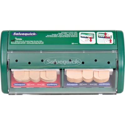 Salvequick Pflasterspender 490700 grün +Refill 6444/6036