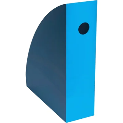 Exacompta Stehsammler Mag-Cube Bee Blue 11 x 32 x 29,2 cm (B x H x T) DIN A4, Überbreite Werkstoff: Kunststoff, recycelt türkis