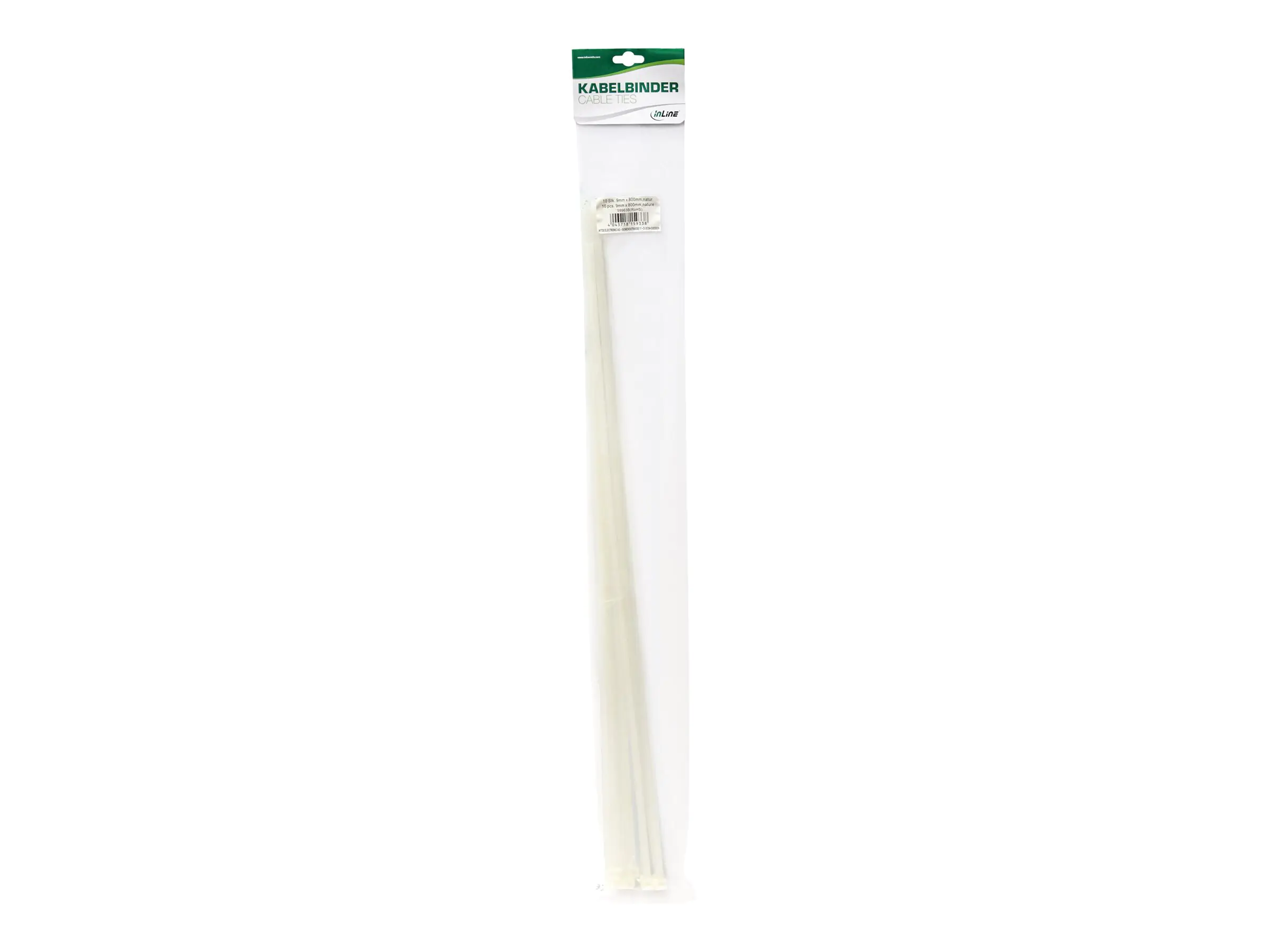 InLine Kabelbinder - Länge 900mm - Breite 12mm - natur - 10 Stück