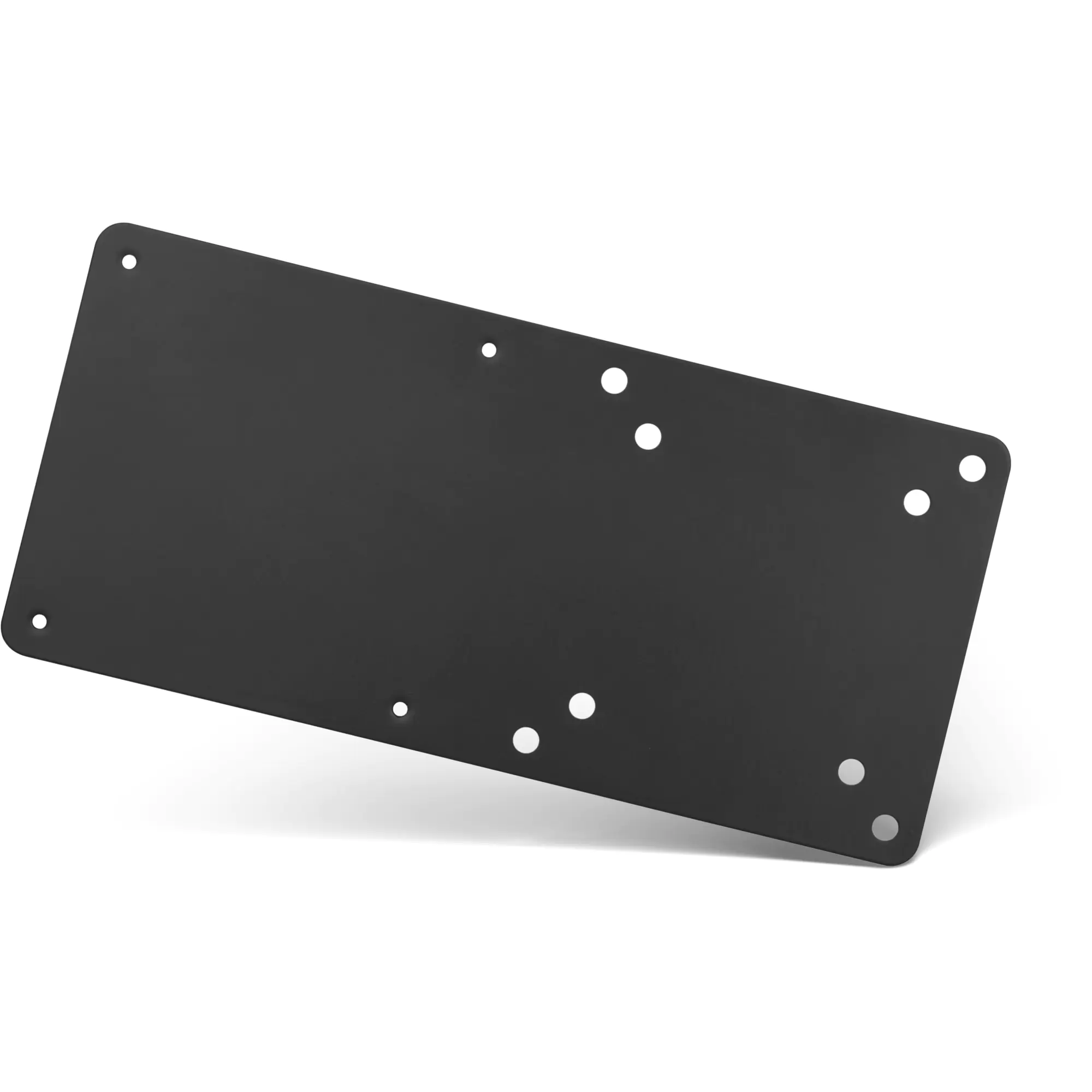 InLine - Montagekomponente (Befestigungsplatte) - für Mini-PC - Schwarz - hinter Flatpanel