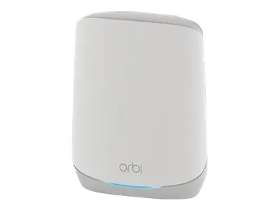 Netgear Orbi RBS760 - WLAN-System - (Extender) - bis zu ca. 185 m² - Netz 1GbE, 2.5GbE - Wi-Fi 6 - Drei-Band