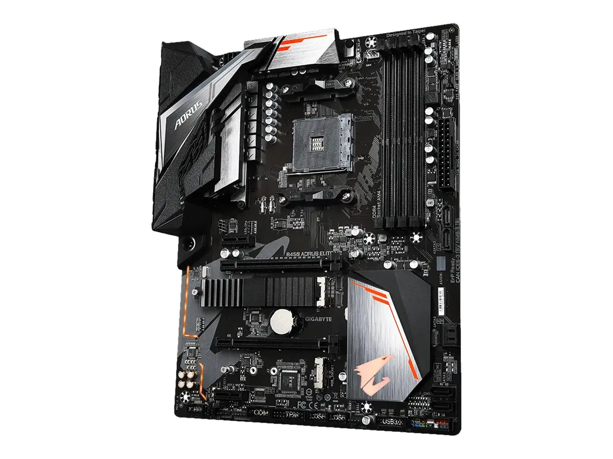 Gigabyte B450 AORUS Elite V2 - 1.0 - Motherboard - ATX - Socket AM4 - AMD B450 Chipsatz - USB 3.1 Gen 1 - Gigabit LAN - Onboard-Grafik (CPU erforderlich) - HD Audio (8-Kanal)