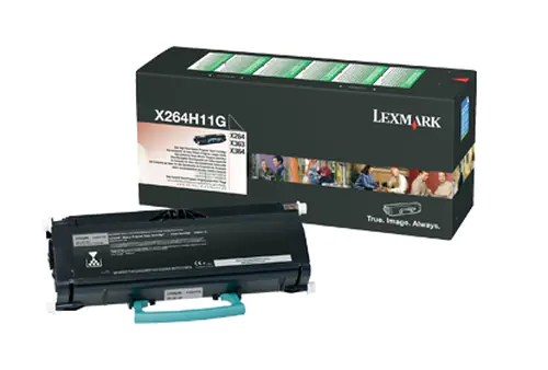 Lexmark - Hohe Ergiebigkeit - Schwarz - Original - Tonerpatrone - für Lexmark X264dn, X363dn, X364dn, X364dw