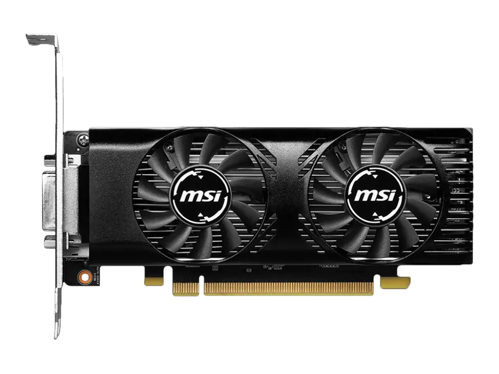 MSI GeForce GTX 1630 4GT LP OC - Grafikkarten - NVIDIA GeForce GTX 1630 - 4 GB GDDR6 - PCIe 3.0 x16 Low-Profile - DVI, HDMI, DisplayPort - Box