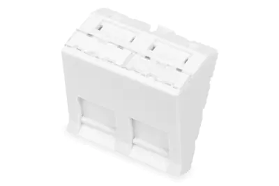 Digitus DN-93802-7-SH - Frontabdeckung - Signal White, RAL 9003 - 2 Ports