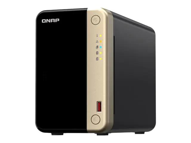 QNAP TS-264 - NAS-Server - 2 Schächte - SATA 6Gb/s - RAID RAID 0, 1, 5, 6, 10, 50, JBOD, 60 - RAM 8 GB - 2.5 Gigabit Ethernet - iSCSI Support