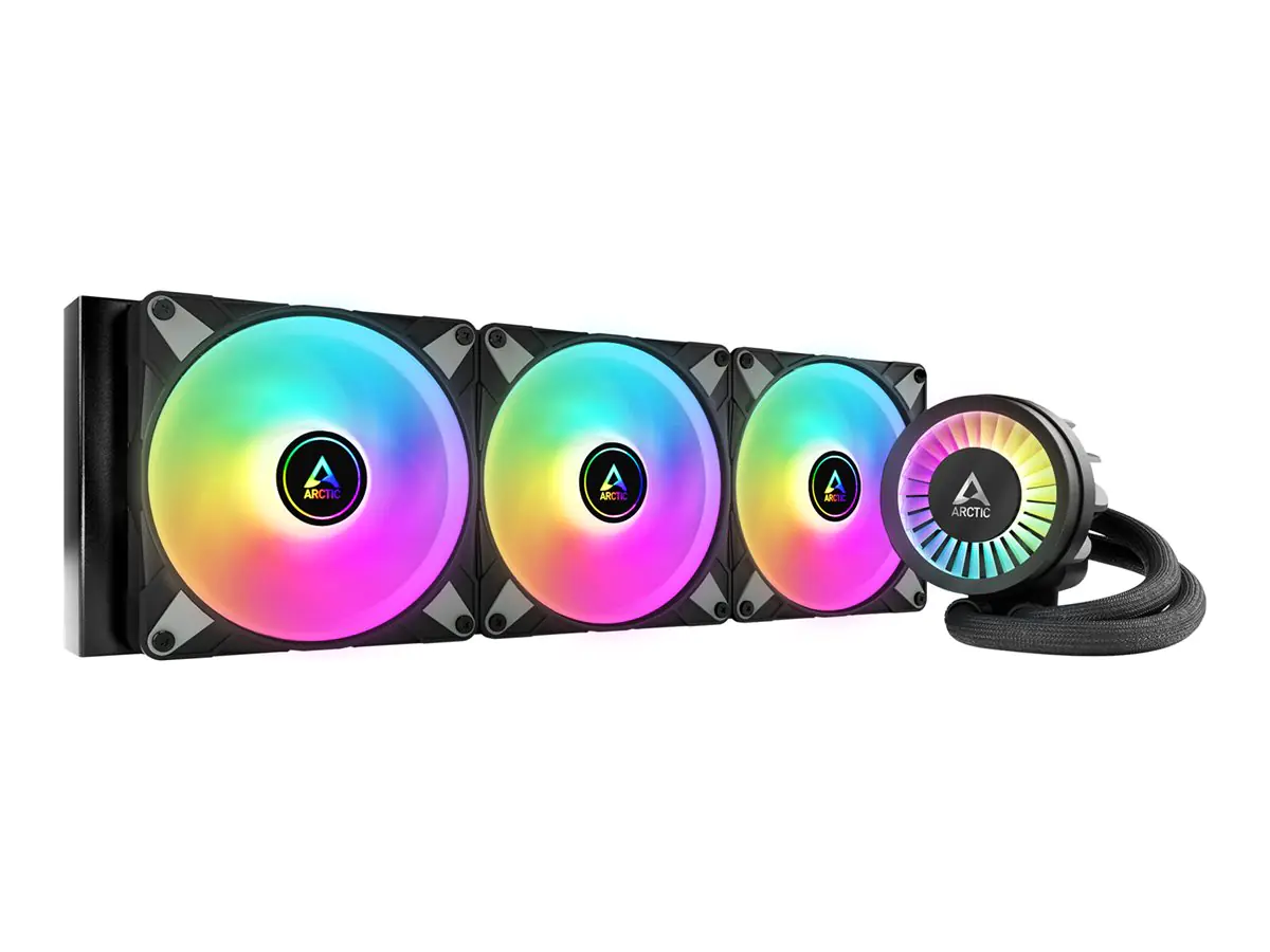 Arctic Liquid Freezer III 420 A-RGB - Prozessor-Flüssigkeitskühlsystem - (für: AM4, LGA1700, AM5) - 140 mm - Schwarz